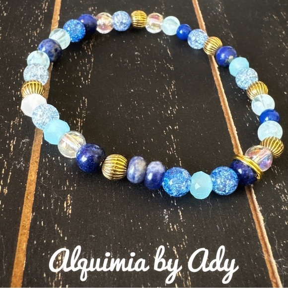 Alquimia by Ady Blue and Gold Bracelet - Picture 1 of 1
